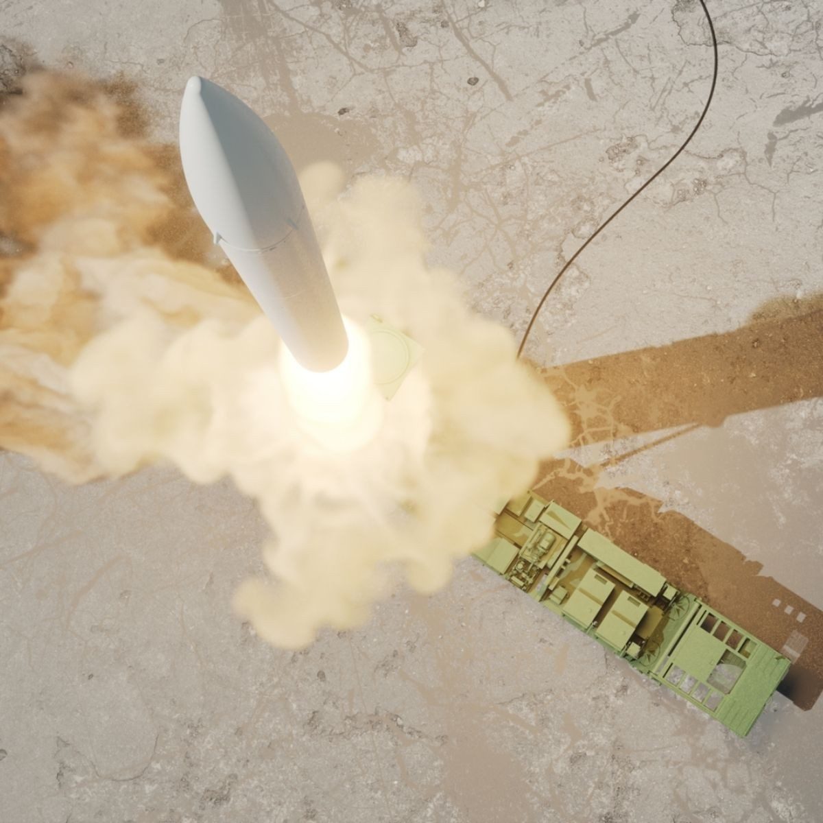 Hypersonic Strike Weapon Systems Notional Render